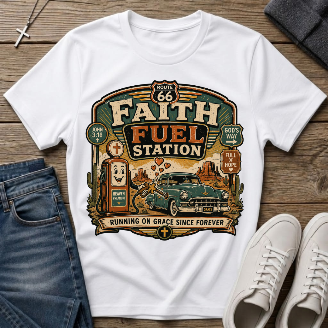 Faith Fuel Station T-Shirt