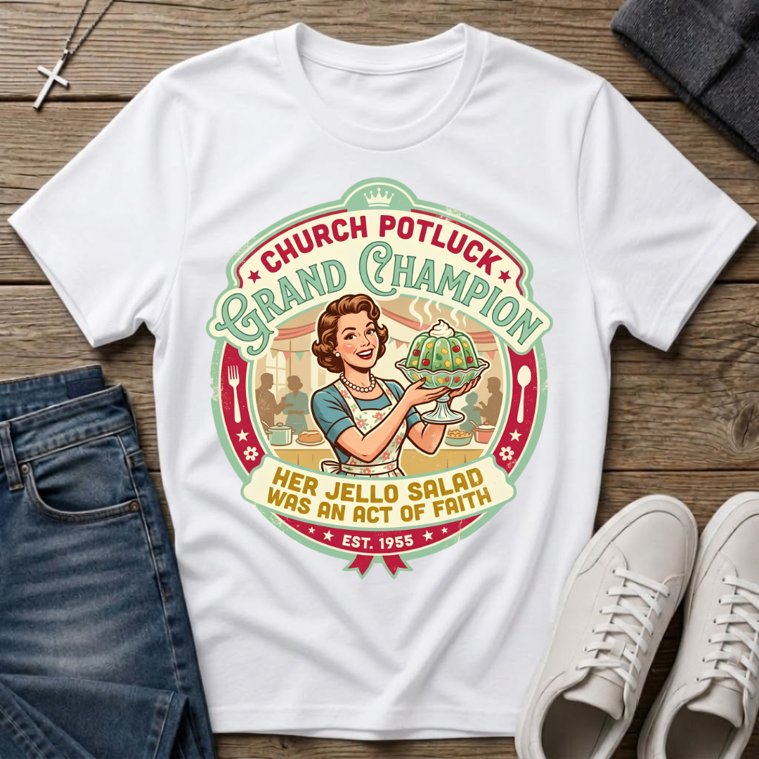 Church Potluck Grand Champion T-Shirt