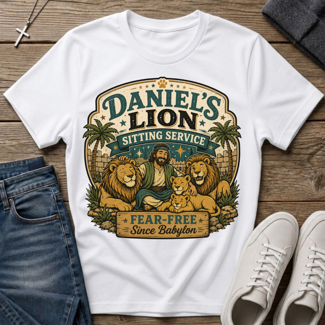 Daniel’s Lion Sitting Service T-Shirt