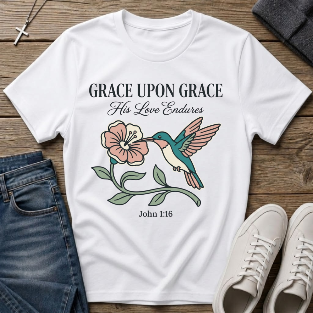 Grace Upon Grace John 1:16 T-Shirt