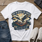 Rise On Wings Like Eagles Isaiah 40:31 T-Shirt