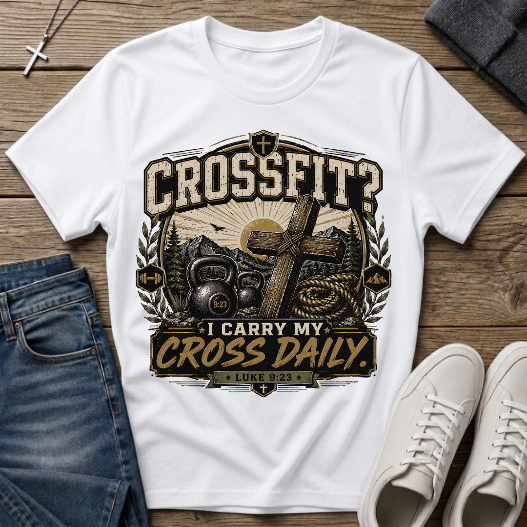 CrossFit? I Carry My Cross Daily T-Shirt