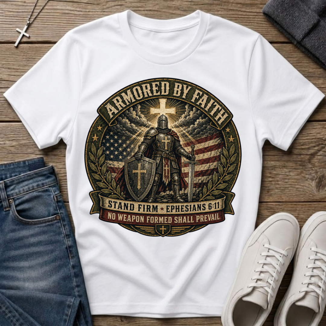 Armored by Faith T-Shirt
