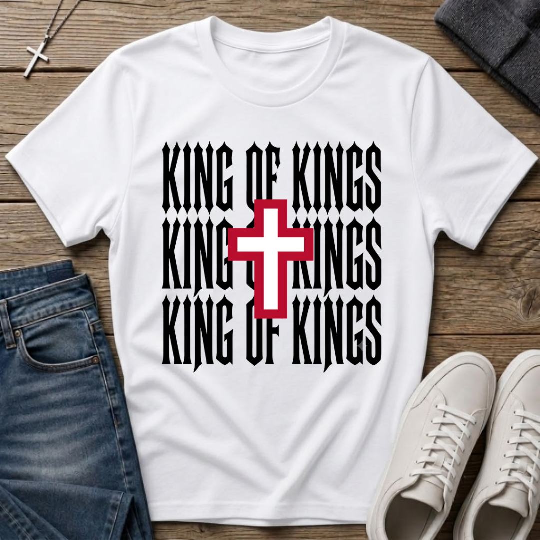 King of Kings Christian Cross T-Shirt