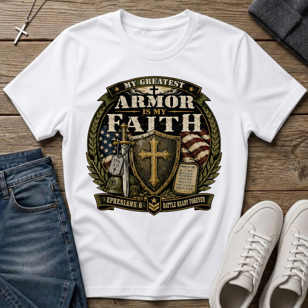 My Greatest Armor Is My Faith T-Shirt