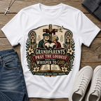 Grandparents Pray the Loudest Christian T-Shirt